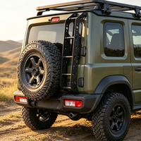 Échelle arrière en aluminium pour Suzuki Jimny 2023 et modèles ultérieurs 5 portes JC74 JB74, accessoires d'échelle de hayon, OEM personnalisé