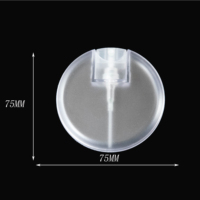 Flacon pulvérisateur rond en PETG de 25 ml, format voyage, rechargeable, pour parfum, logo personnalisé, OEM, vente en gros