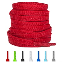 Lacets de football antidérapants élastiques durables de 7 mm, paire pour chaussures de football, lacets de remplacement en polyester, couleur personnalisée