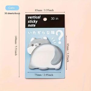 Animal Series <b>Memo</b> <b>Pads</b> Cute Shaped Sticky Notes High Adhesion for Leaving Messages Essential Stationery for Students for - Product Image 2