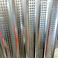 Maille de coffrage en métal expansé multi-usage pour béton et stuc, 500*6000, type Hy Rib, pour coffrage permanent et joints de construction