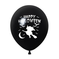 Globos de Halloween para Niños, Color Rosa, Negro, Naranja, Transparente y Blanco, con Diseño de Fantasmas y Calabazas, Proveedor de Globos Gruesos