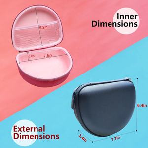 Funda de EVA personalizada para auriculares <span class=keywords><strong>Beats</strong></span> <span class=keywords><strong>Studio</strong></span> <span class=keywords><strong>Pro</strong></span>/<span class=keywords><strong>Beats</strong></span> Solo 4/<span class=keywords><strong>Beats</strong></span> <span class=keywords><strong>Studio</strong></span> <span class=keywords><strong>3</strong></span>/TOZO HT2 On-Ear Bluetooth - Product Image 3