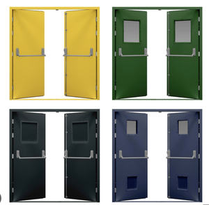 Porte de sécurité professionnelle en acier inoxydable, résistante au feu, personnalisable en taille et couleur, moderne, pour hôtel - Product Image 2