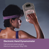 Dynamomètre numérique de poignet 198 lb (90 kg) pour l'entraînement de la force et le renforcement musculaire des mains