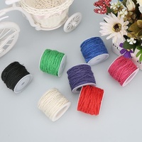 Filament coloré en chanvre tressé à la main pour tissage textile, suspension de photos, décoration DIY, emballage, 10m, 15 couleurs
