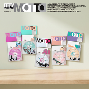ITZY [Motto] MEMBER Ver. Album CD officiel Kpop Corée - Product Image 3