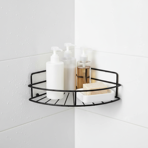 Nuevo Estante de Esquina para Baño de Estilo Moderno y Popular, 22.5*22.5*8.7 cm, Estante Metálico de Una Sola Capa - Product Image 6