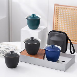 Sứ Trung Quốc Phong Cách Gongfu Tea Party Set Xách Tay Ấm Trà Và Cup Cho Nhà Gifting - Product Image 1