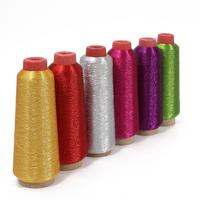 Hilo Metálico para Bordar, Crochet, Tejer y Punto de Cruz, Rollo de 3200m, Colores Variados