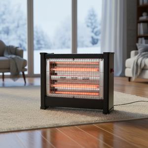 Radiateurs infrarouges au quartz carbone 1600W, chauffage rapide, interrupteur anti-basculement, éclairage, <span class=keywords><strong>corps</strong></span> métallique, CE ROHS, pour usage domestique et professionnel - Product Image 6