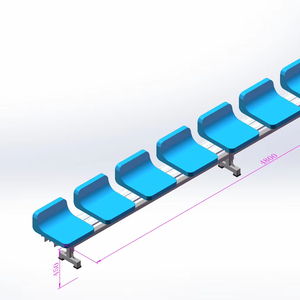 Asientos para Estadios de Fútbol al Aire Libre, Gradas para Canchas de Fútbol, Bancos con Andamios, Sillas para Gradas, Asientos para Tribunas de Estadios - Product Image 1