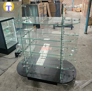 Ventes directes d'usine Supermarché Comptoir en verre trempé Panneau MDF <span class=keywords><strong>Affichage</strong></span> complet <span class=keywords><strong>Vitrine</strong></span> d'<span class=keywords><strong>affichage</strong></span> de magasin de détail - Product Image 2