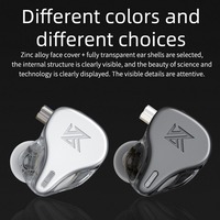 KZ DQ6 3.5mm filaire écouteurs intra-auriculaires 3DD dynamique HiFi musique écouteurs sport casque 2pin câble détachable