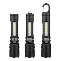 Lampe de poche LED de haute qualité Super lumineuse Rechargeable Portable Ultra puissance lampe torche lanterne de Camping d'urgence en plein air
