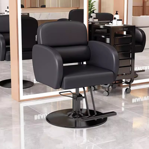 Modern Simple Hydraulic Salon Chair for Haircut Perm <b>Hair</b> <b>Dye</b> with Leather Reclining Beauty Lift for Barbershop <b>Shampoo</b> Styling - Product Image 1