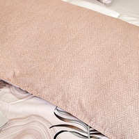 Parure de lit double en polyester tricoté à motif végétal, super king, toutes saisons, confort pour adultes, vente en gros directe usine