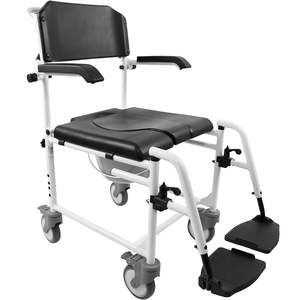 Alquiler Mensual - Silla de Ducha con Ruedas Negra KMINA - Product Image 3