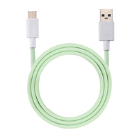 Câble USB-A vers Type C certifié CE RoHS, 5V, coque biodégradable, cordon de synchronisation de données premium, charge stable pour les appareils électroniques