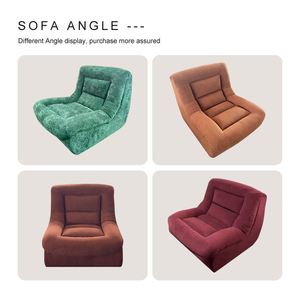 Divano Modulare Convertibile Imbottito, Canapè Compresso Sottovuoto in Scatola, Set di Lusso Rosa per Arredamento Soggiorno - Product Image 3