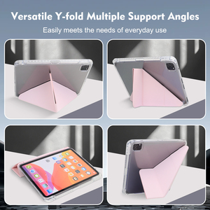 Funda con Soporte Ajustable, Color Transparente, Cuero PU, Antigolpes, Magnética, para <span class=keywords><strong>iPad</strong></span> <span class=keywords><strong>Pro</strong></span> 10.ª Gen. 10.9'' <span class=keywords><strong>12.9</strong></span> - Product Image 3