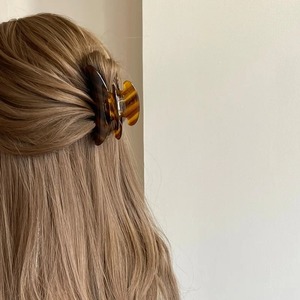 <span class=keywords><strong>Pince</strong></span> à cheveux en acétate rétro de 9,5 cm, grande <span class=keywords><strong>pince</strong></span> à cheveux en forme de <span class=keywords><strong>crabe</strong></span>, <span class=keywords><strong>pince</strong></span> à cheveux simple, épingle à cheveux tendance pour femmes et filles, accessoires pour cheveux - Product Image 4