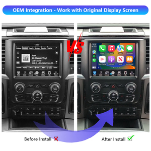 Adaptador Inalámbrico Inteligente CarPlay para Ram, Módulo Decodificador Android Auto, Kit <span class=keywords><strong>de</strong></span> Interfaz para Dodge Ram 2014-2018 - Product Image 2