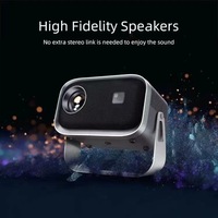 Projecteur PTZ compact de type stand LCD, portable pour les entreprises et l'éducation, 6500 lumens, 720P, LED, stéréo HIFI