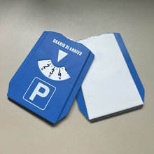 แผ่นจอดรถพลาสติกสีฟ้ารักษ์โลก พร้อมที่ขูดน้ำแข็ง ที่ตักหิมะ นาฬิกาจับเวลาอเนกประสงค์ - Product Image 2