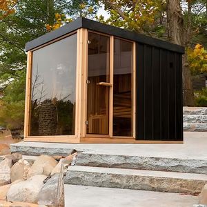 Sauna Tradicional de Vapor Seco e Infrarrojos Lejanos para 2 Personas, con Panel de Control por Computadora de 12KW, de Cedro Rojo/Hemlock, con Calentador Eléctrico de 220-240V - Product Image 6