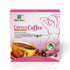 Winstown polvere petto che migliora il caffè delle donne delle ragazze regalo di buona forma per il corpo bellezza del tè al limone slim beauty custom del seno caffè - Product Image 5