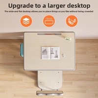 Ensemble de bureau et chaise d'école compact, réglable en hauteur, ergonomique, table d'étude pour enfants, chaise de classe, bureau individuel pour étudiant