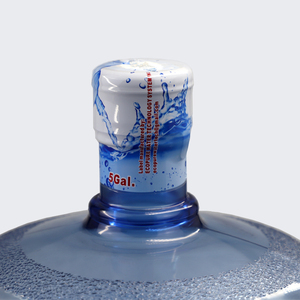 Thiết kế miễn phí tùy chỉnh 5 gallon/20L nước nắp chai PVC thu nhỏ tay áo nhãn không thấm nước nhiệt thu nhỏ con dấu nắp chai thu nhỏ bọc - Product Image 4