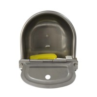 Abreuvoir automatique pour vache, cheval, mouton, 5L, en acier inoxydable, abreuvoir, bac à eau