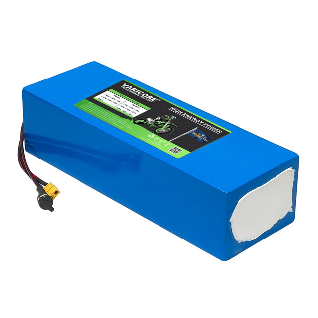 VariCore 48V 20ah 21700 13strings Lithium Ion Battery Pack for 54.6v Batteries with BMS Protection+48V-2A Charger