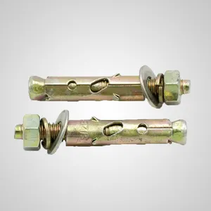 Fix-bolt Iron Material 3PCS Sleeve Fixing Anchor Bolts / Shield Anchor Fasteners M6 M8 M10