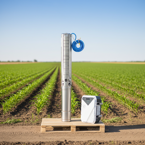 Pompe solaire submersible SUNDANKA 4/6 pouces à moteur sans balais et turbine en acier inoxydable – Pompe haute performance pour puits profonds et irrigation - Product Image 4