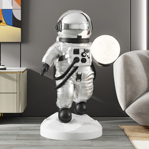 Marée jouer fibre de verre galaxie astronaute avec veilleuse grand astronaute salon ornements maison astronaute Sculpture artisanat - Product Image 2