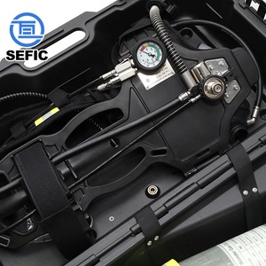 Appareil respiratoire autonome (ARA) certifié CE pour pompiers, marché européen, <span class=keywords><strong>bouteille</strong></span> <span class=keywords><strong>de</strong></span> <span class=keywords><strong>gaz</strong></span> en fibre <span class=keywords><strong>de</strong></span> carbone <span class=keywords><strong>de</strong></span> 6,8 L - Product Image 3