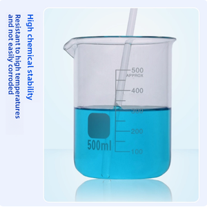 Cốc thủy tinh borosilicate cao thiết bị thí nghiệm cốc nhiệt độ cao loại thấp cốc đo kích thước cao - Product Image 4