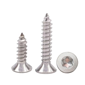 Tornillo Autorroscante de Cabeza Cruzada DIN de Acero Inoxidable con Recubrimiento de Zinc, Rosca Fina Métrica M2.5/M3.5, Fijación para Herrajes de Montaje - Product Image 2