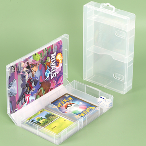 SUNSHING Boîtes transparentes légères pour cartes de poker, boîtes à cartes Uno, supports de jeu transparents, double boîte en plastique pour 2 jeux de cartes à jouer - Product Image 3