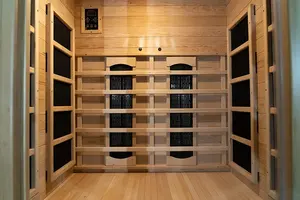 <span class=keywords><strong>2025</strong></span> Hete Verkoop Huis Kleine Houten Droge Saunaruimte Zachte Full Spec Trum Verwarmer 2 Persoon Far Infrarood Sauna - Product Image 5