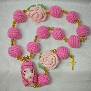 Luckyoo จี้คริสเตียนจี้สร้อยคอรูปกุหลาบ - Product Image 2