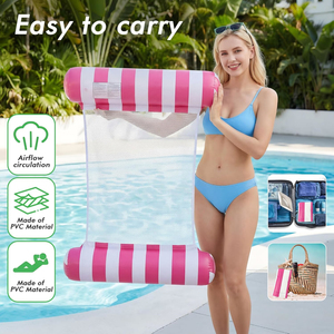 <b>Inflatable</b> Pool <b>Floats</b> Floating Water Hammock for Adults Kids Summer Outdoor Indoor Pool Lounge <b>Inflatable</b> <b>Float</b> Water Mattress - Product Image 6