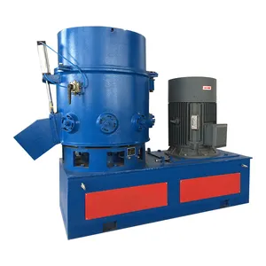 Large capacity plastic film agglomerator for plastic recycling