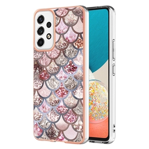 <span class=keywords><strong>Coque</strong></span> IMD plaquée effet brillant tendance pour <span class=keywords><strong>Samsung</strong></span> Galaxy A06 A16 A26 A36 A56 A35 A55 A05 A05S A15 A25 5G, motif marbre floral - Product Image 1