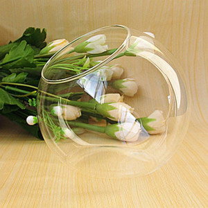 Home Decor Accessories BPA Free Handmade <strong>Clear</strong> Transparent Hydroponic Ball Shaped High Borosilicate Glass Round <strong>Vases</strong> for Flower - Product Image 6