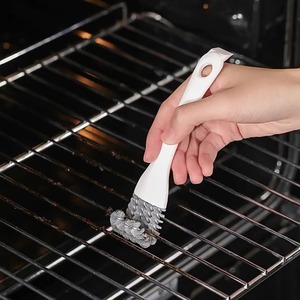 Multi-Functional Kitchen Cleaning <b>Brush</b> Steel Wire White For Stovetop Oven Rack Sink Corner Cleaning - Product Image 1