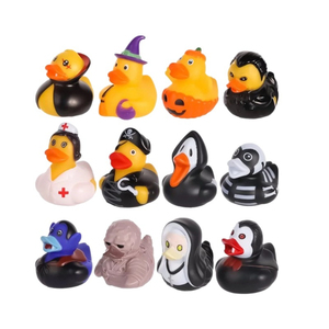 Pato LED con Luces Temático de Halloween, Juguete de Vinilo para Niños, Brillante, para Bañarse, Jugar en el Agua, Apretar y Sonreír, Muñeco Creativo - Product Image 2